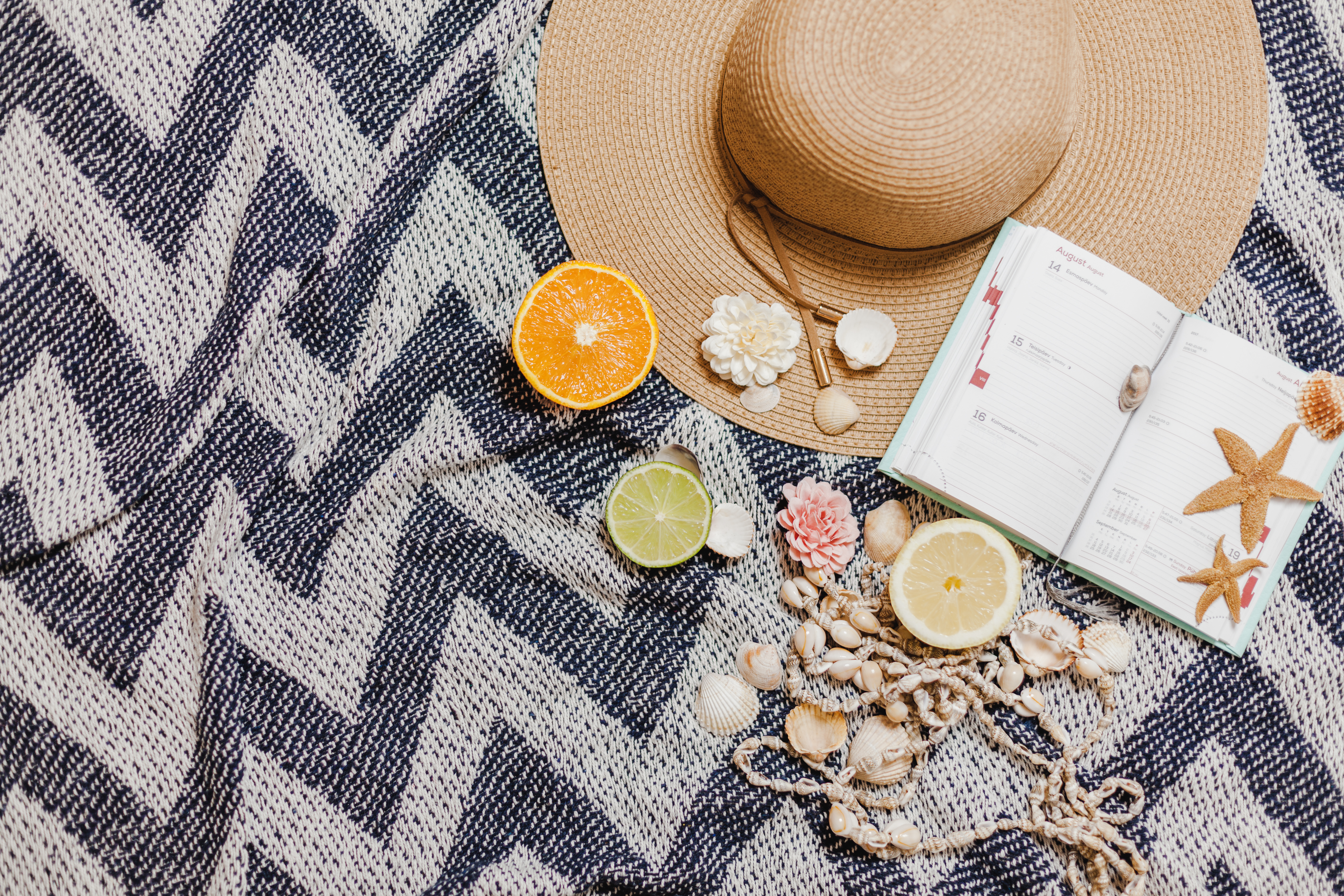 serviettes de plage visuel sur fond d'ambiance plage